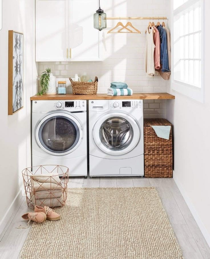 Bright Airy Laundry Retreat