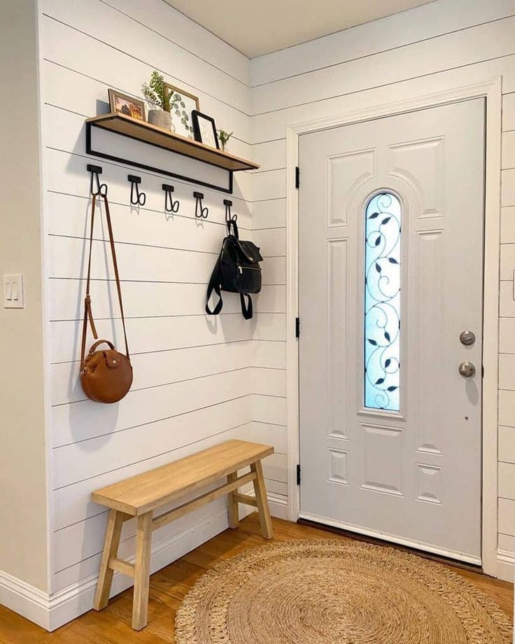 Charming Shiplap Entryway Haven