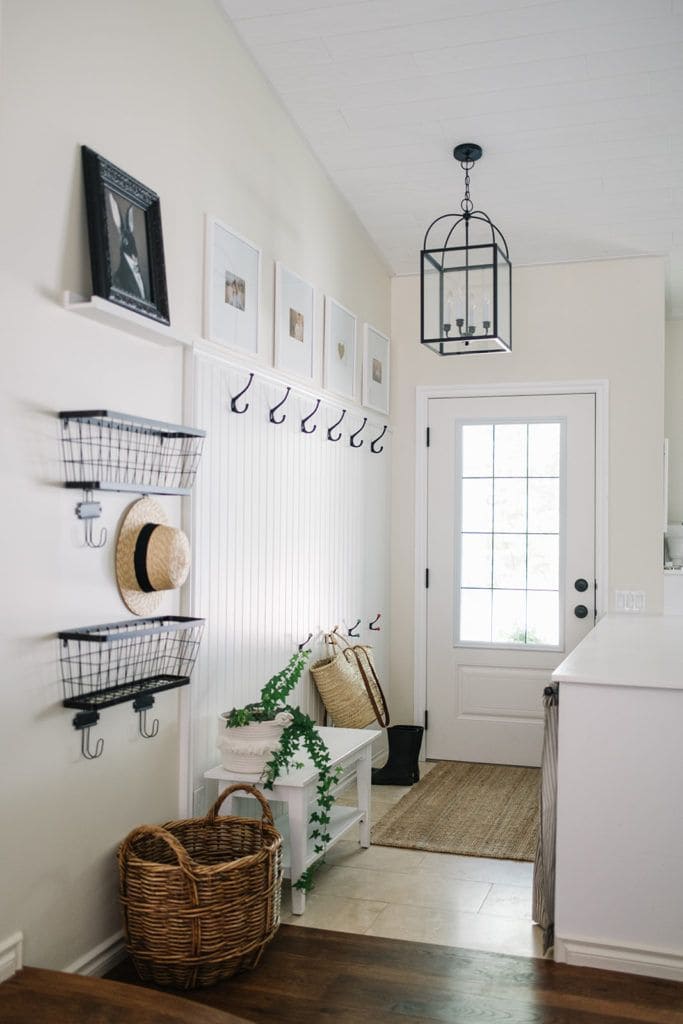 Classic Farmhouse Entryway Charm