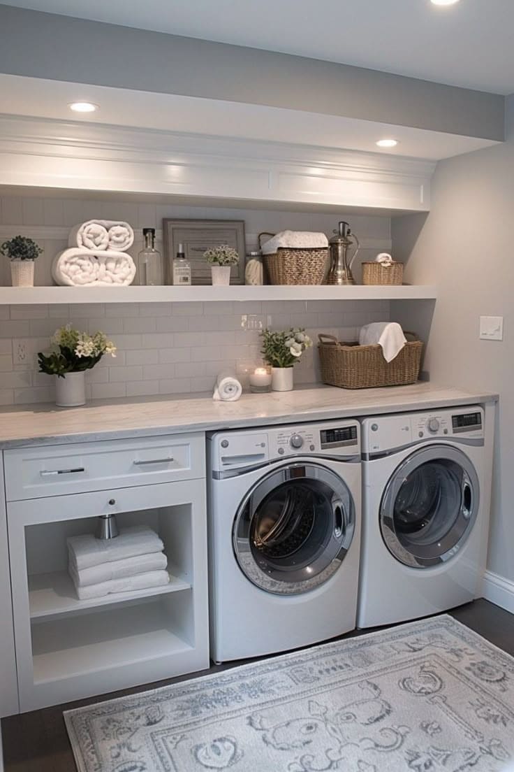 Classic Timeless Laundry Nook