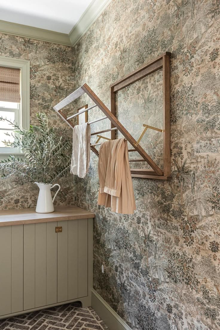 Elegant Countryside Oasis Laundry Room