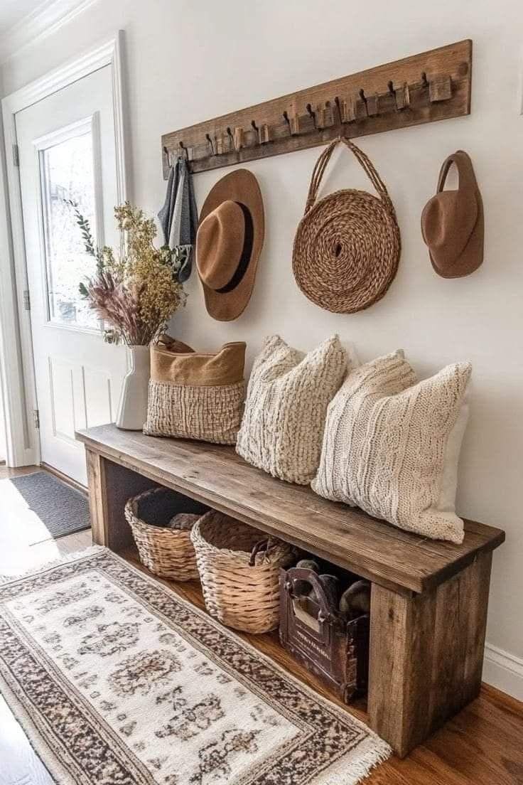 Elegant Gray Farmhouse Entryway Haven