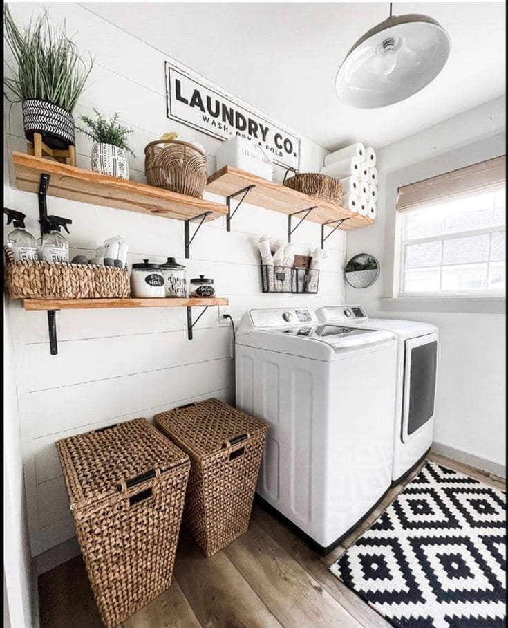 Fresh Farmhouse Laundry Escape