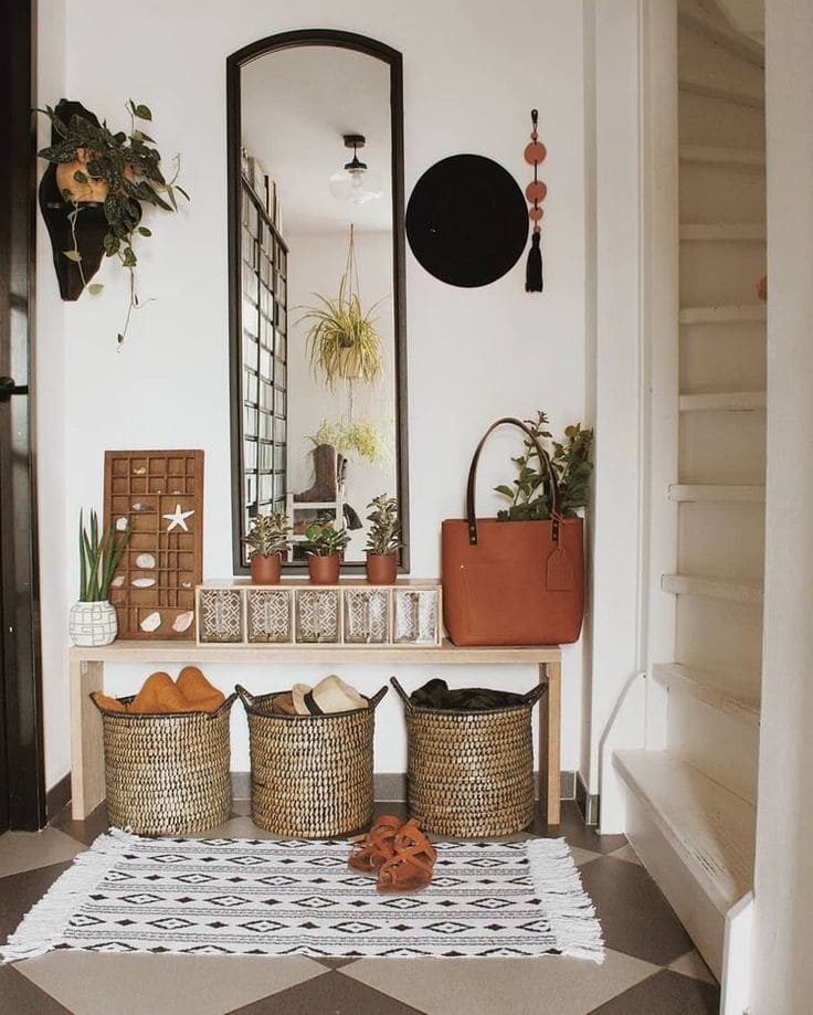 Modern Bohemian Entryway Delight