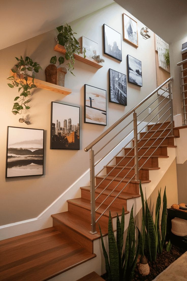 Modern Nature-Inspired Staircase