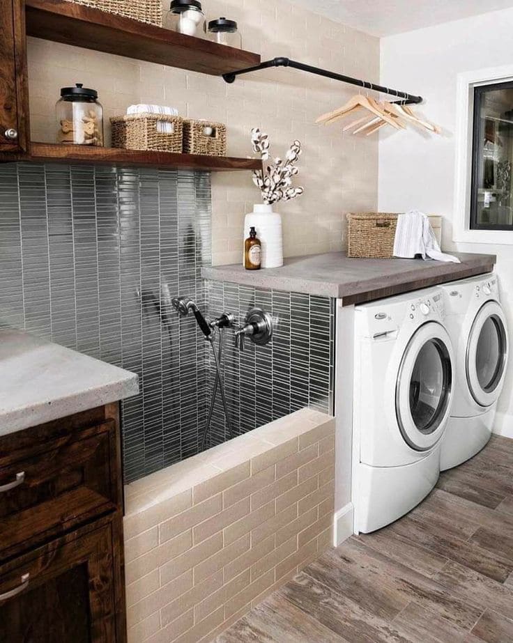 Modern Sleek Laundry Station