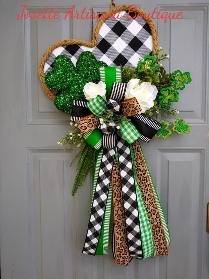 Shamrock St. Patricks Day Wreath