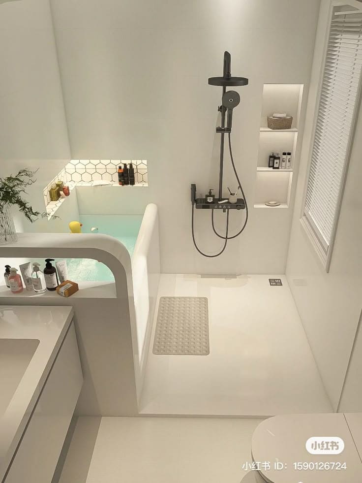 Sleek Modern Tiny Bath Escape