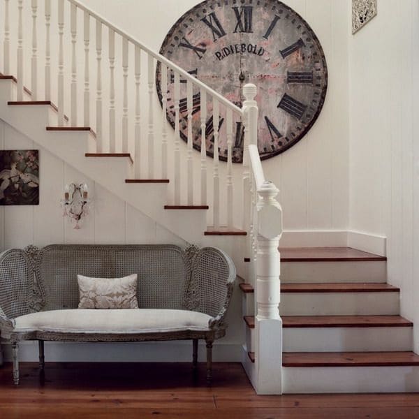 Timeless Vintage Staircase with Grand Accents