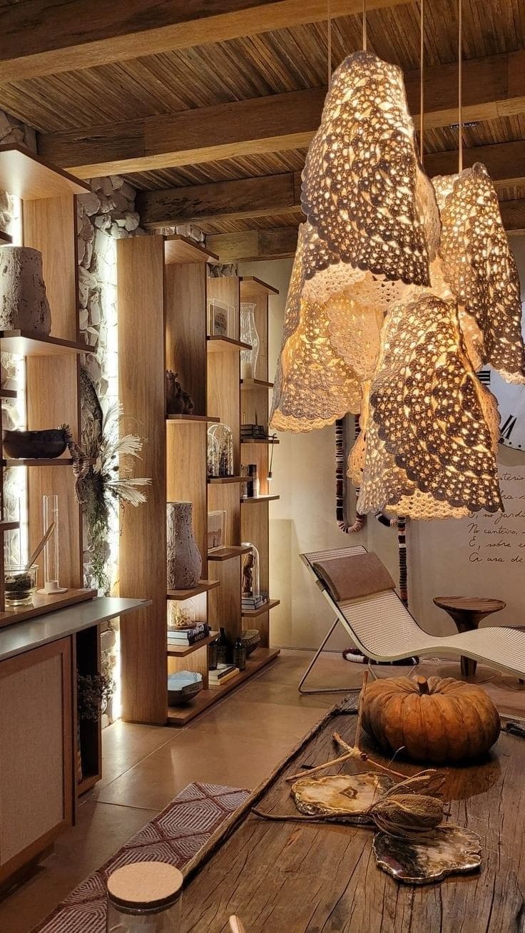 Crocheted Cottage Glow Cluster Lights