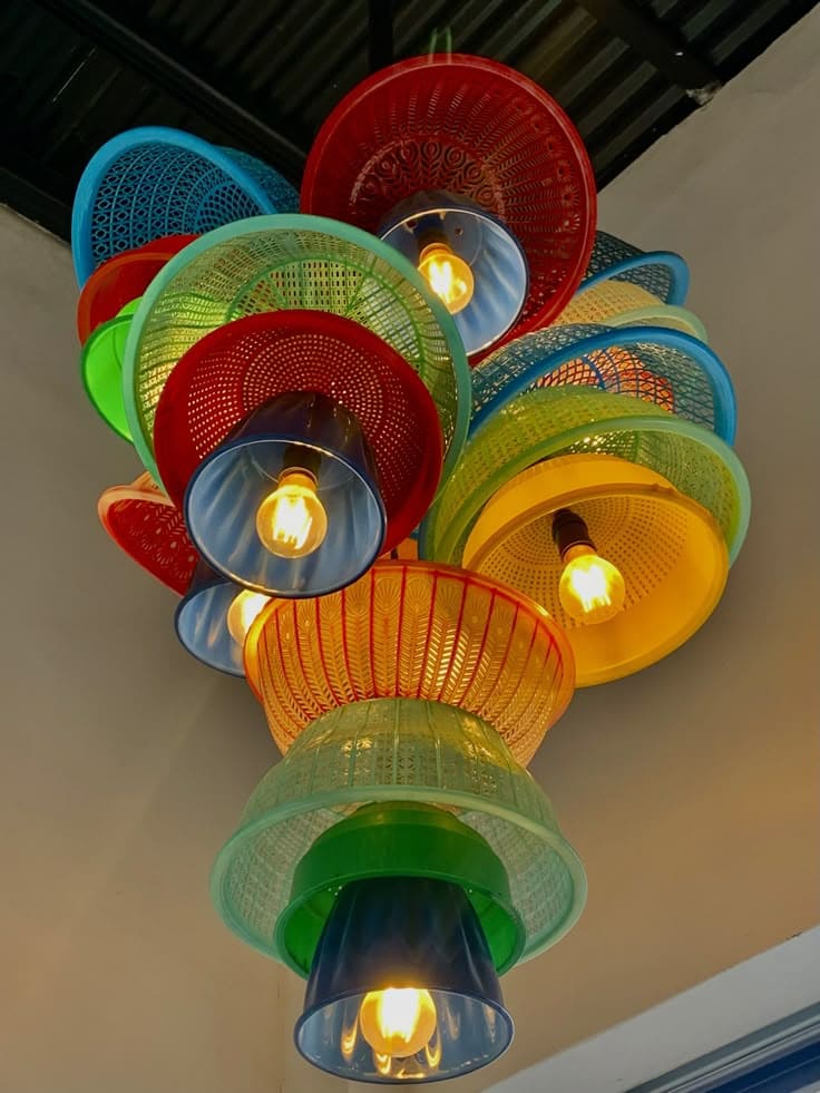 Funky Basket Burst Pendant Lights