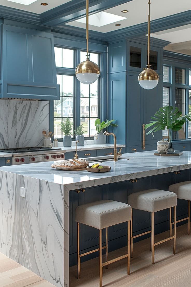 Oceanic Elegance with Marble Masterpiece Island