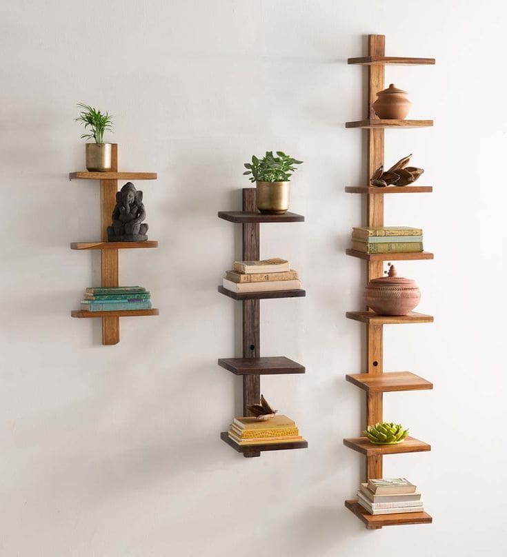 Sleek Vertical Pallet Display Shelf