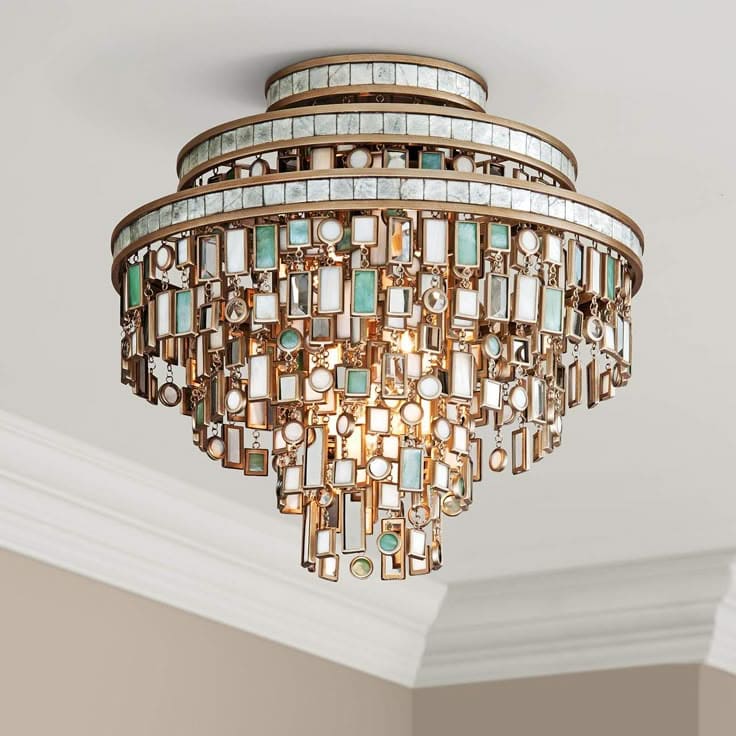 Vintage Gem-Tiered Glam Ceiling Fixture