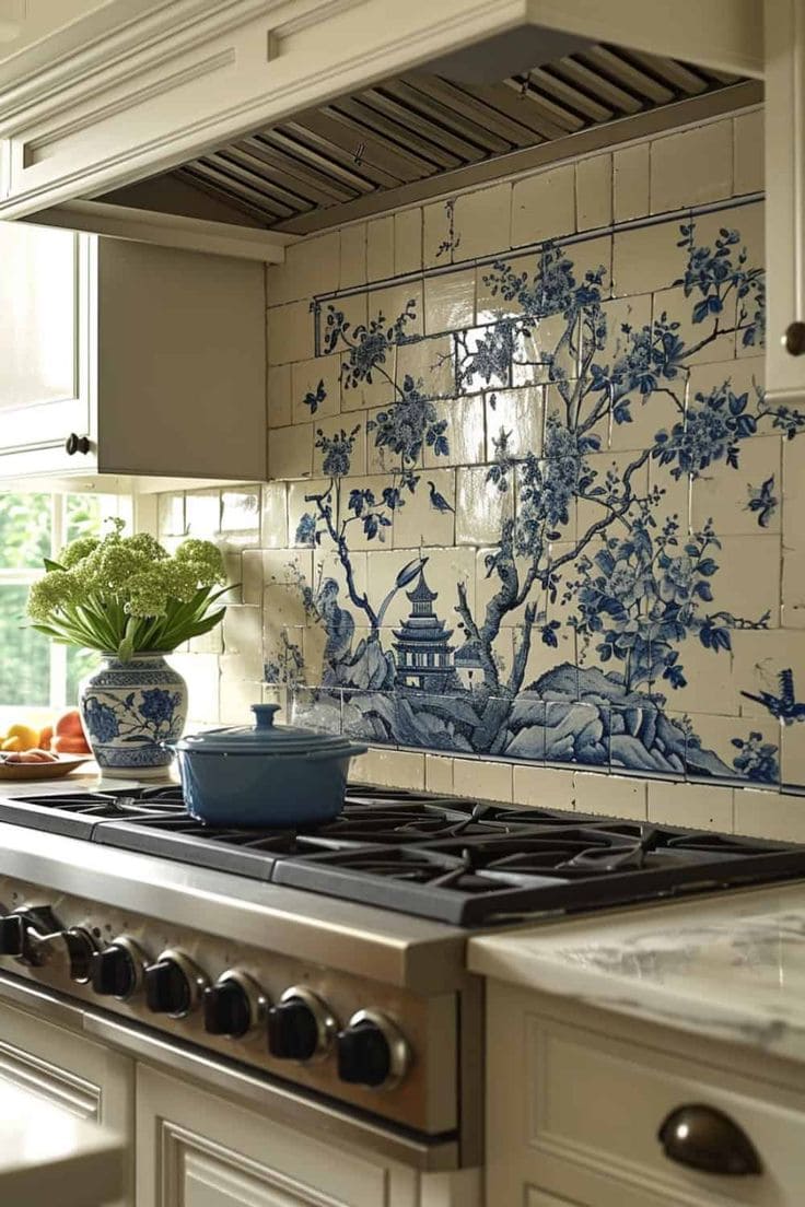 Blue Willow Storytile Backsplash