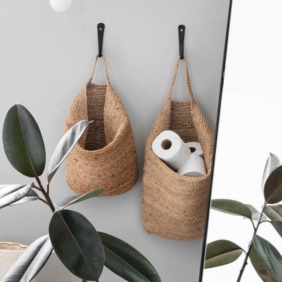Bohemian Wall-Hung Baskets