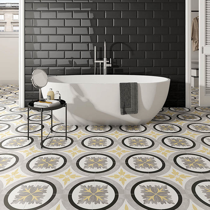 Bold Pattern Play with Monochrome and Sunshine Accents