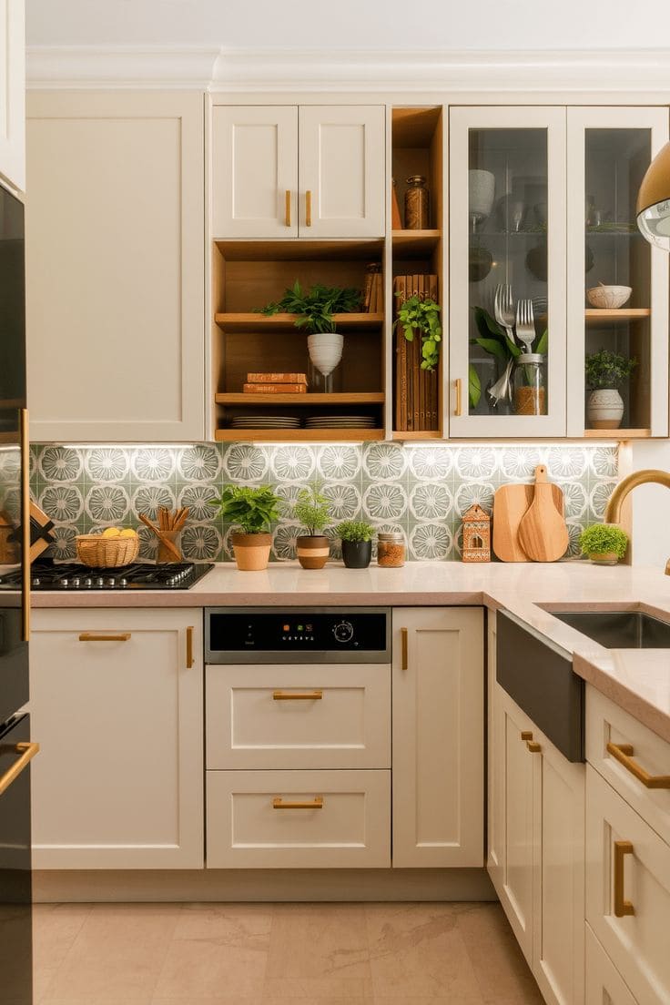 Botanical Bloom Backsplash