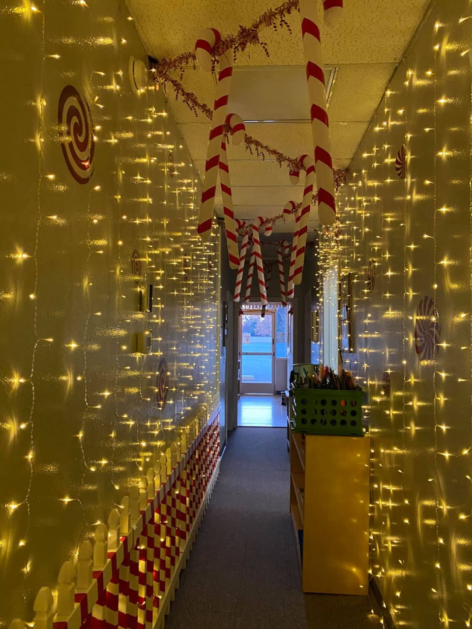 Candy Cane Lane Hallway