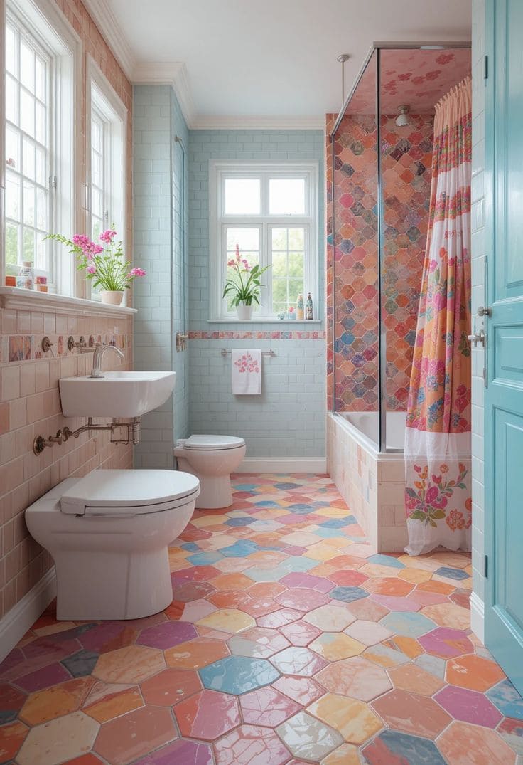 Candy-Coated Mosaic Floor