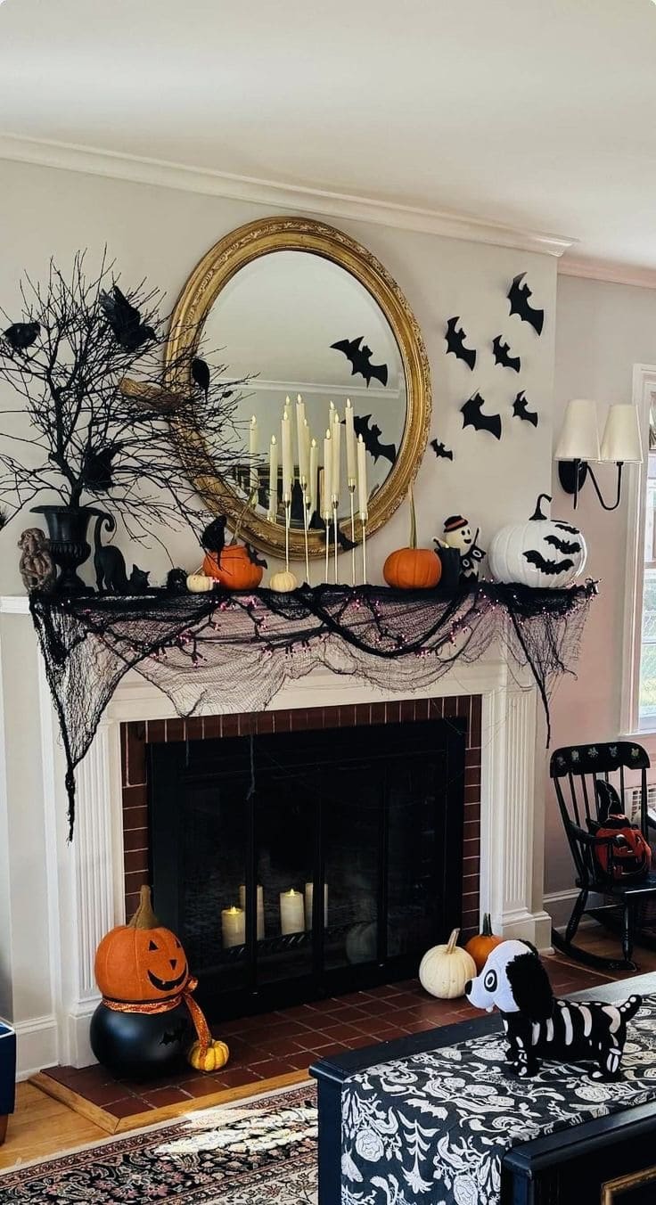 Chic Gothic Elegance Meets Whimsical Halloween