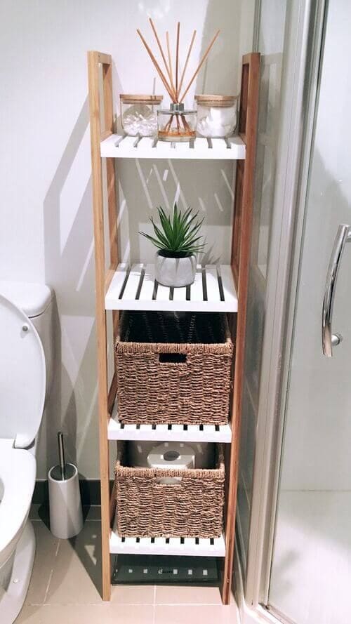 Compact Ladder Shelf Organizer