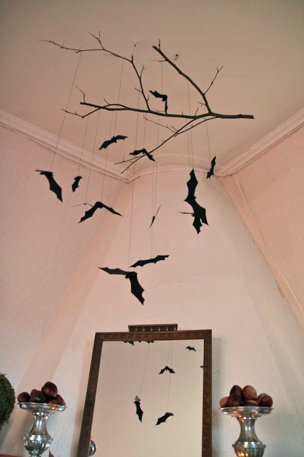 Dangling Bat Branch Mobile