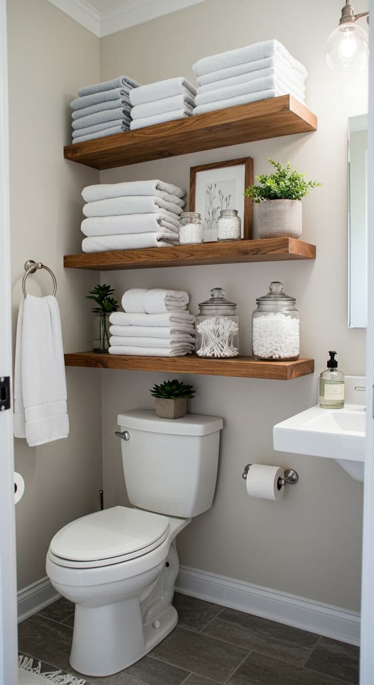 Elegant Floating Shelf Display
