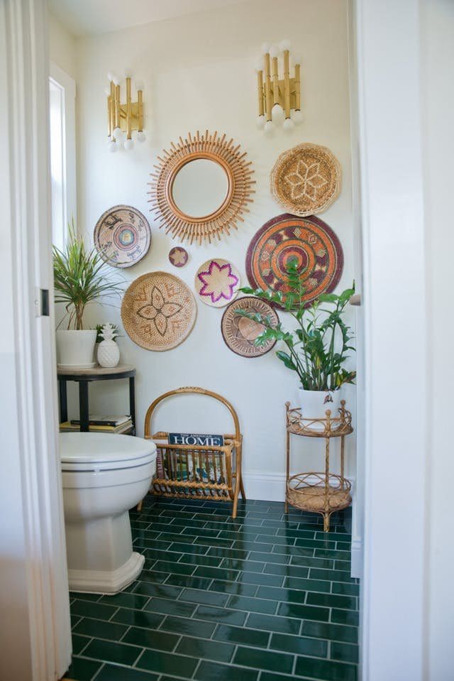 Emerald Brick Tile Elegance