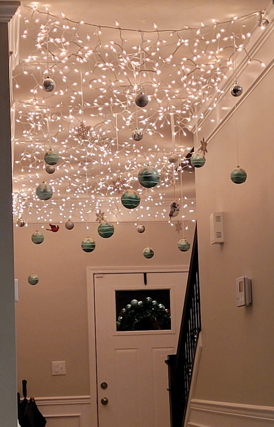 Floating Ornament Light Canopy