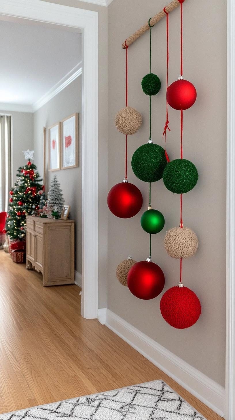 Floating Ornament Wall Display