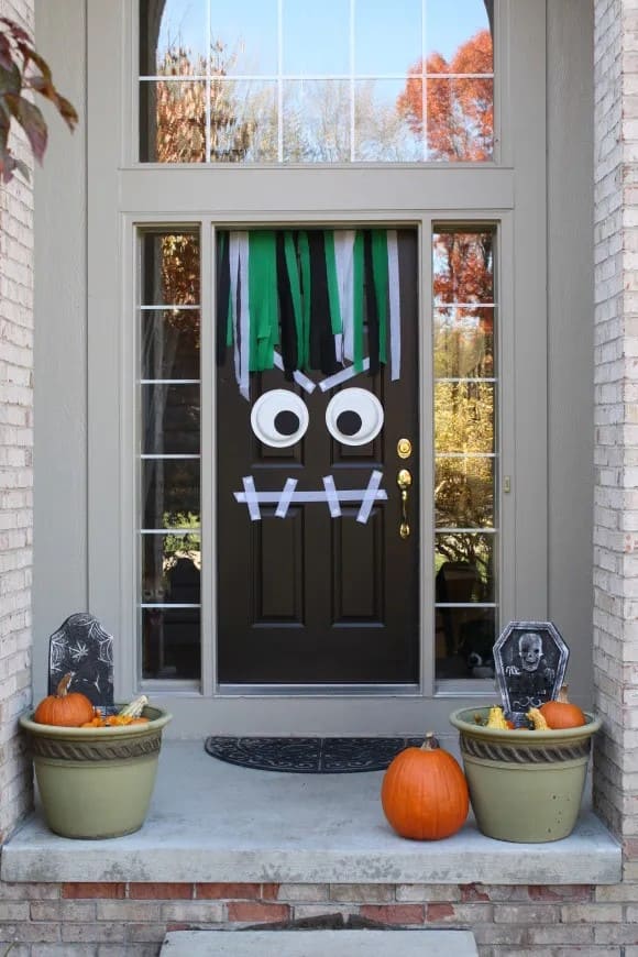 Friendly Frankenstein Door