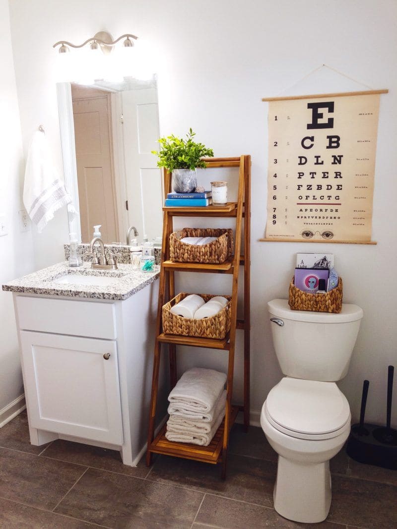 Functional Ladder-Style Shelf Unit