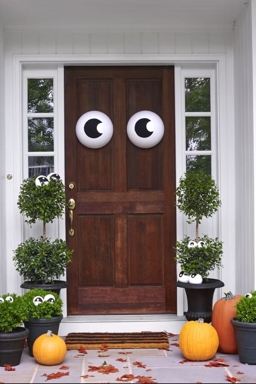 Googly Eye Doorway Monsters