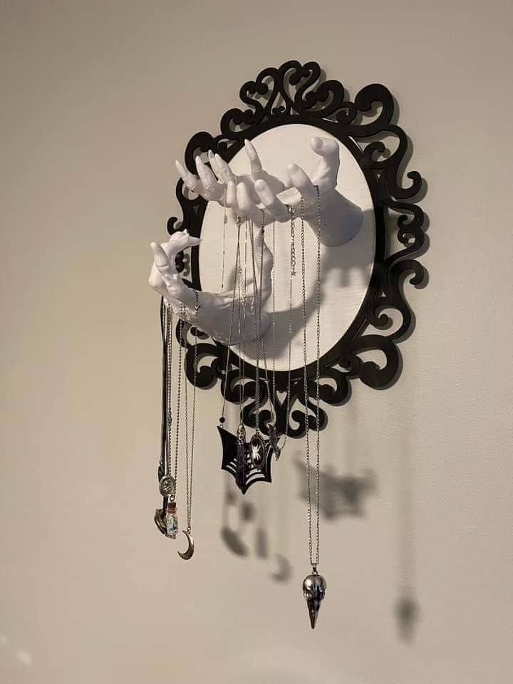 Gothic Hand Jewelry Holder Frame
