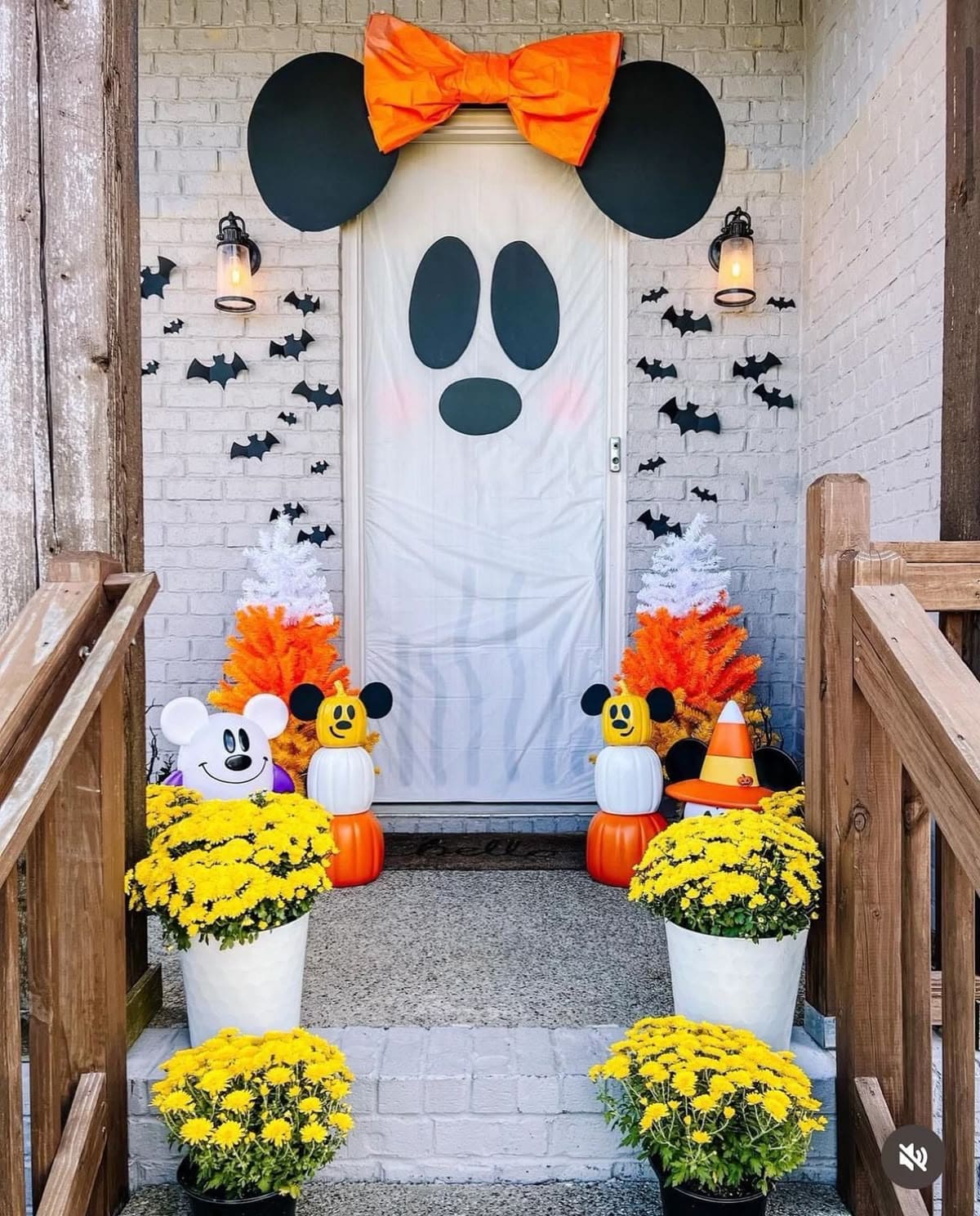 Halloween Minnie Mouse Door