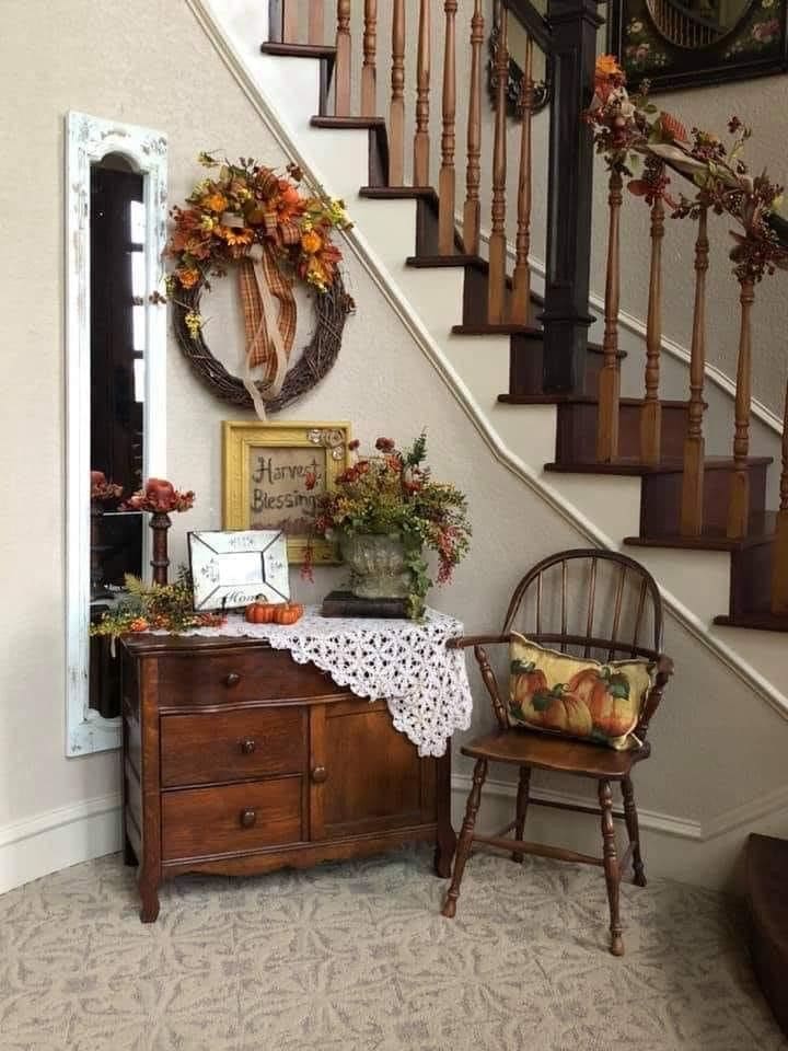 Harvest Blessings Staircase Corner