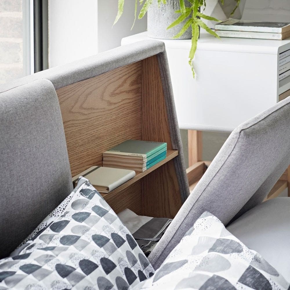 Headboard with Hidden Shelf Storage