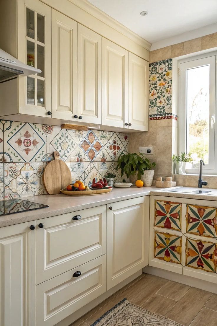 Heirloom Patchwork Backsplash