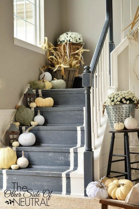 Muted Harvest Staircase Charm