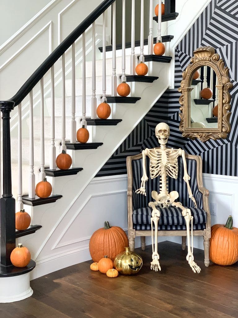 Playful Halloween Staircase