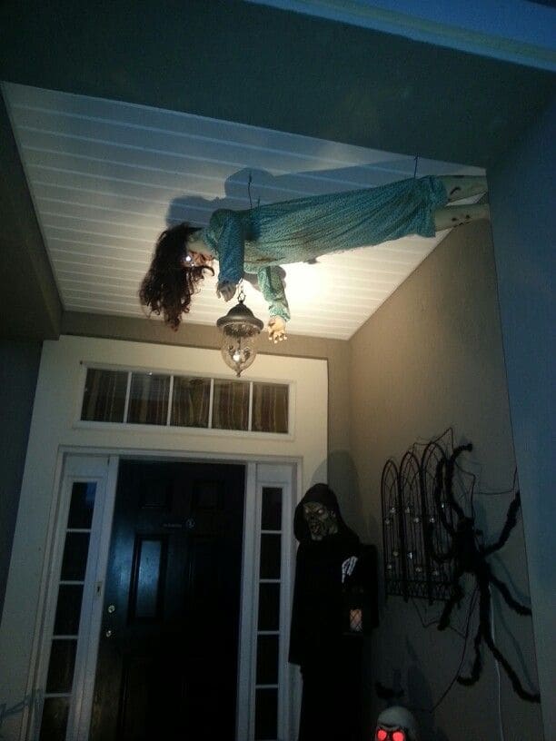 Possessed Girl on the Porch Ceiling