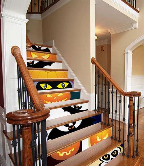 Pumpkin Peek-a-Boo Staircase
