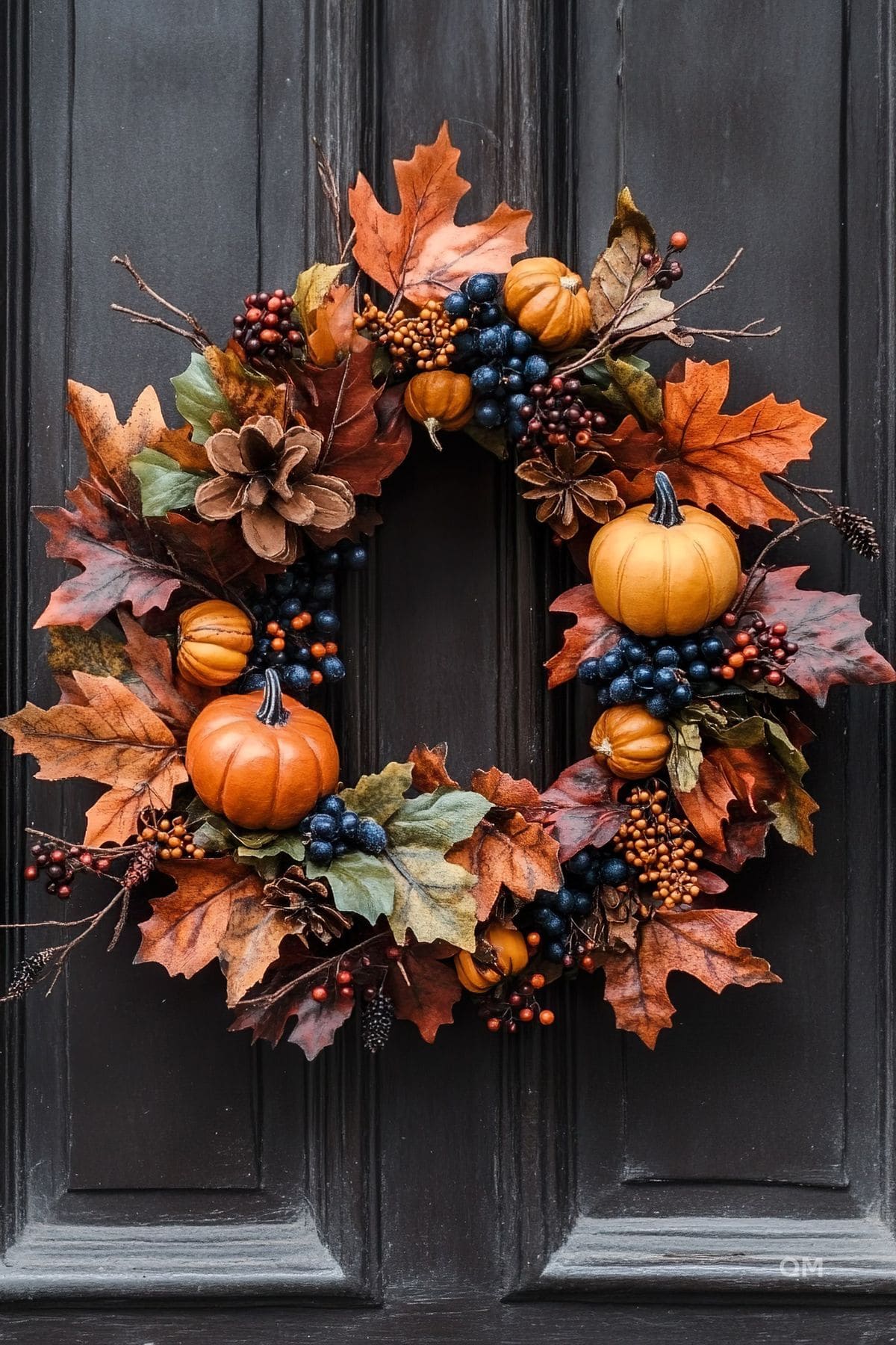 Rustic Harvest Pumpkin Wreath