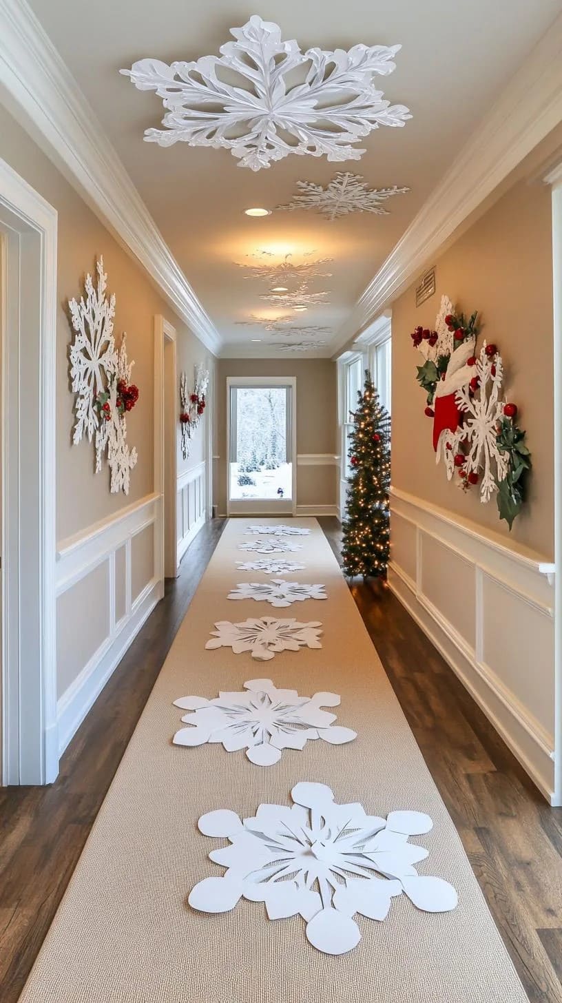 Snowflake Hallway Wonderland