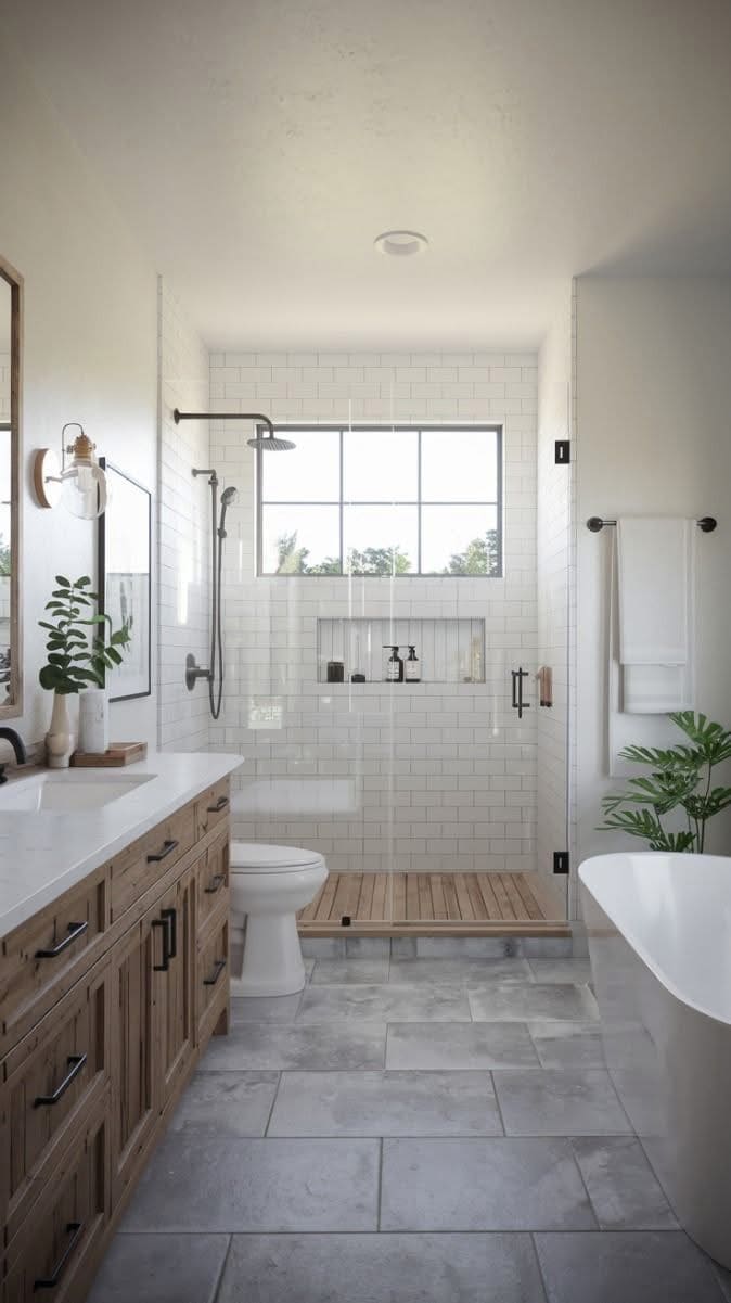 Soft Concrete-Look Ceramic Tile