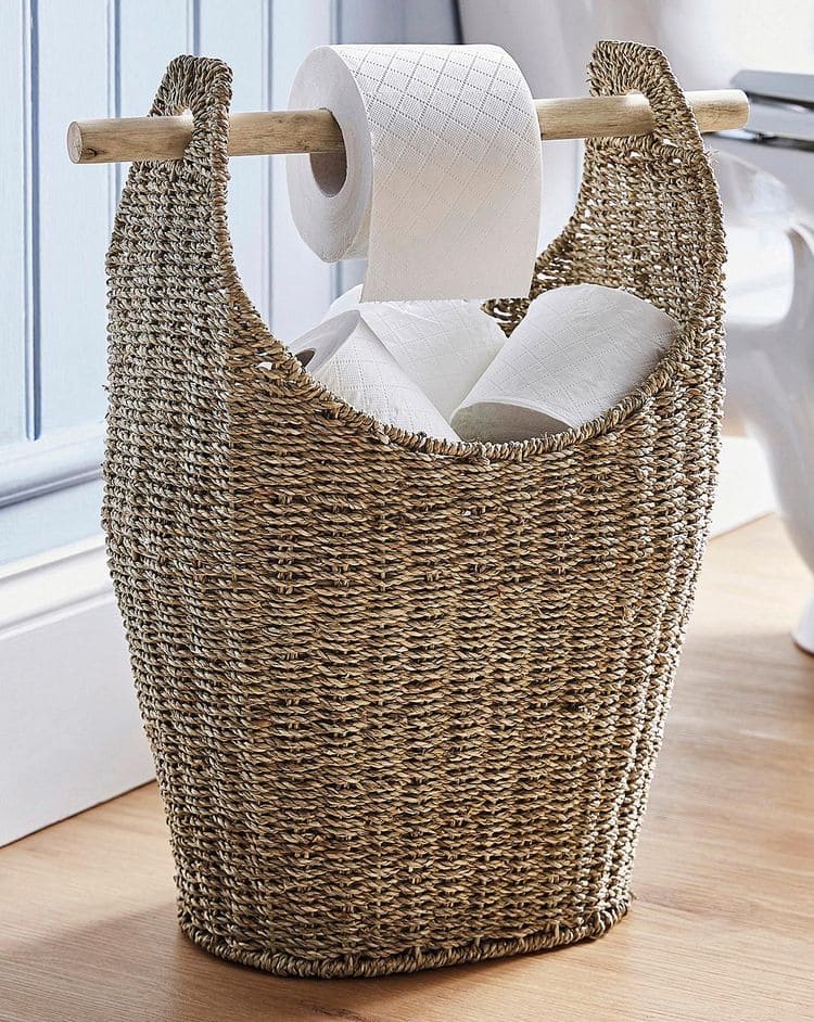 Stylish Woven Toilet Paper Basket