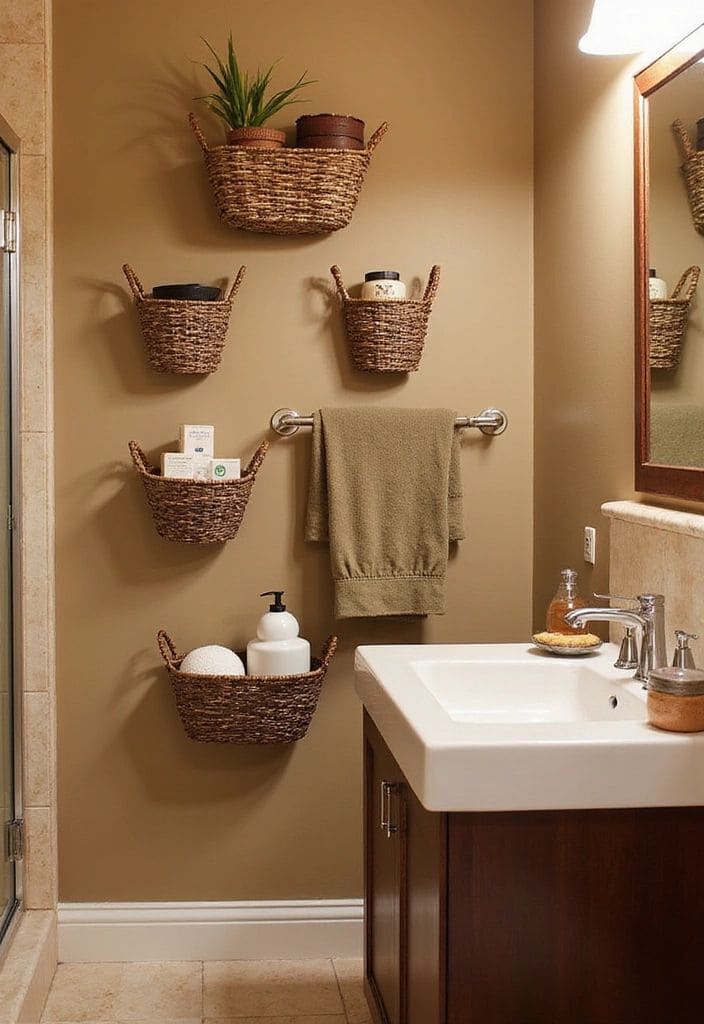 Stylish Woven Wall Baskets