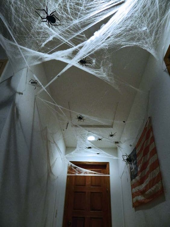 Terrifying Spiderweb Hallway
