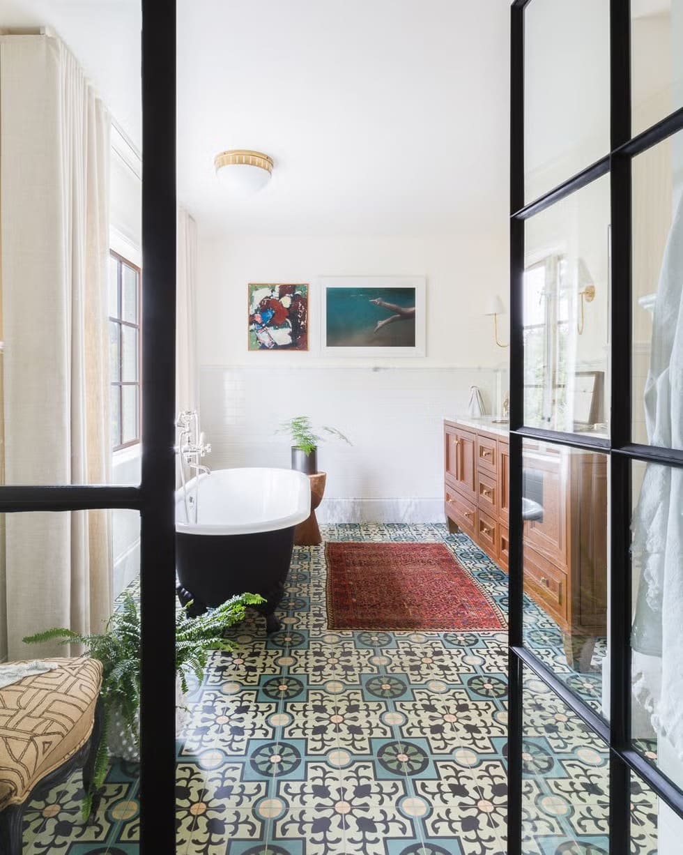Timeless Patterned Tile Elegance